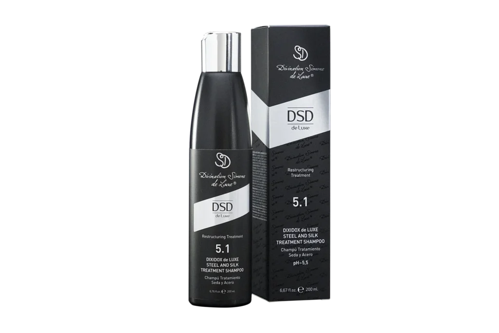 Șampon reparator Steel and Silk Dixidox De Luxe  № 5.1 200 ml